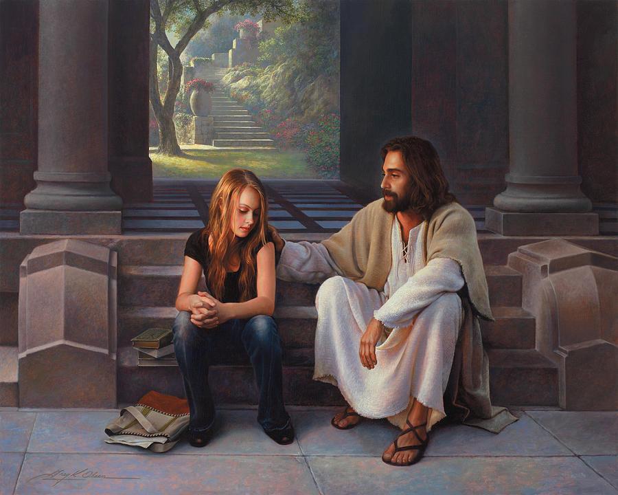 The Master's Touch Painting by <b>Greg Olsen</b> - Pixels