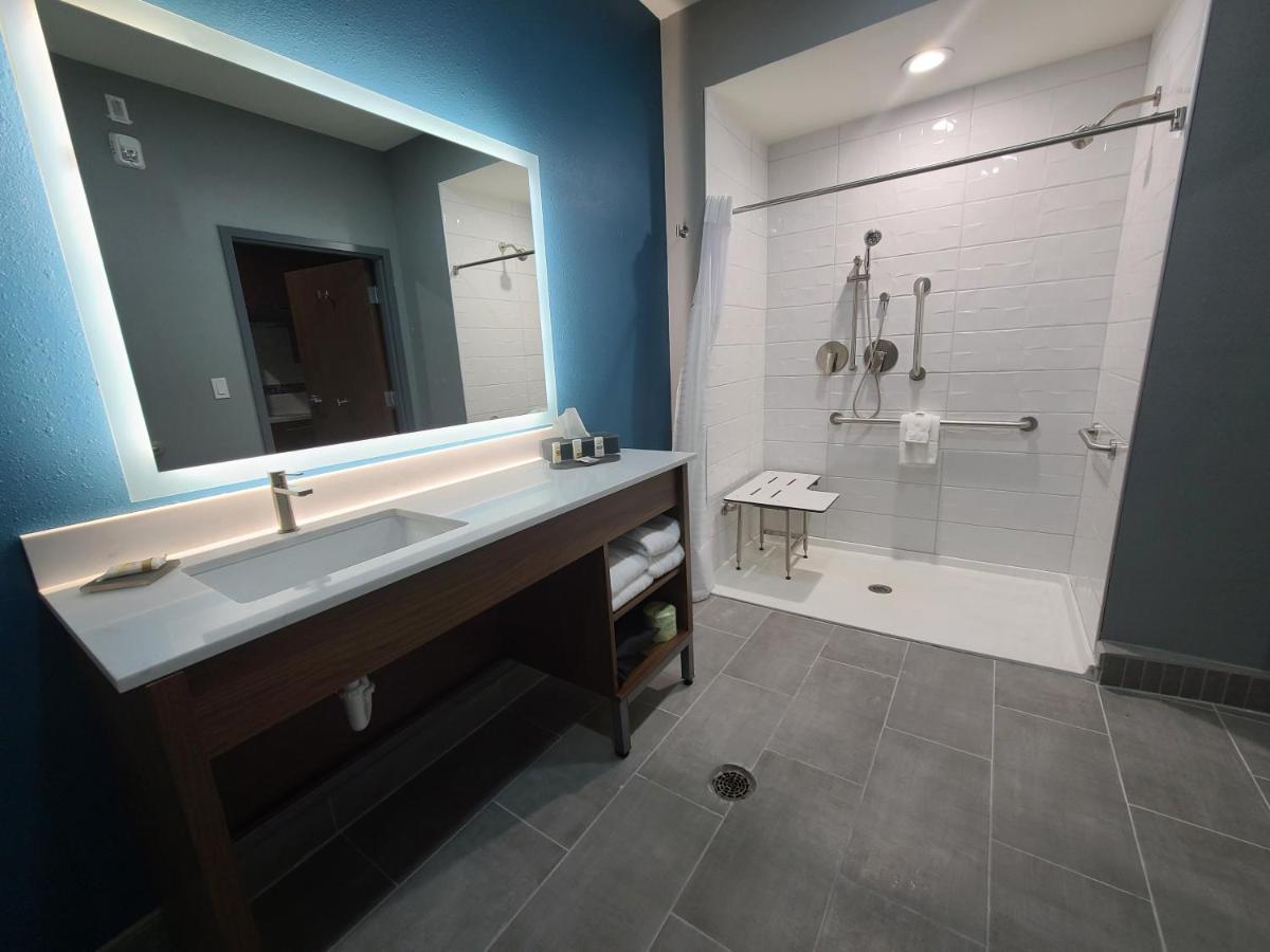 1 King Bed, Mobility/Hearing Access Efficiency Room, Roll-In Shower, Non-Smoking