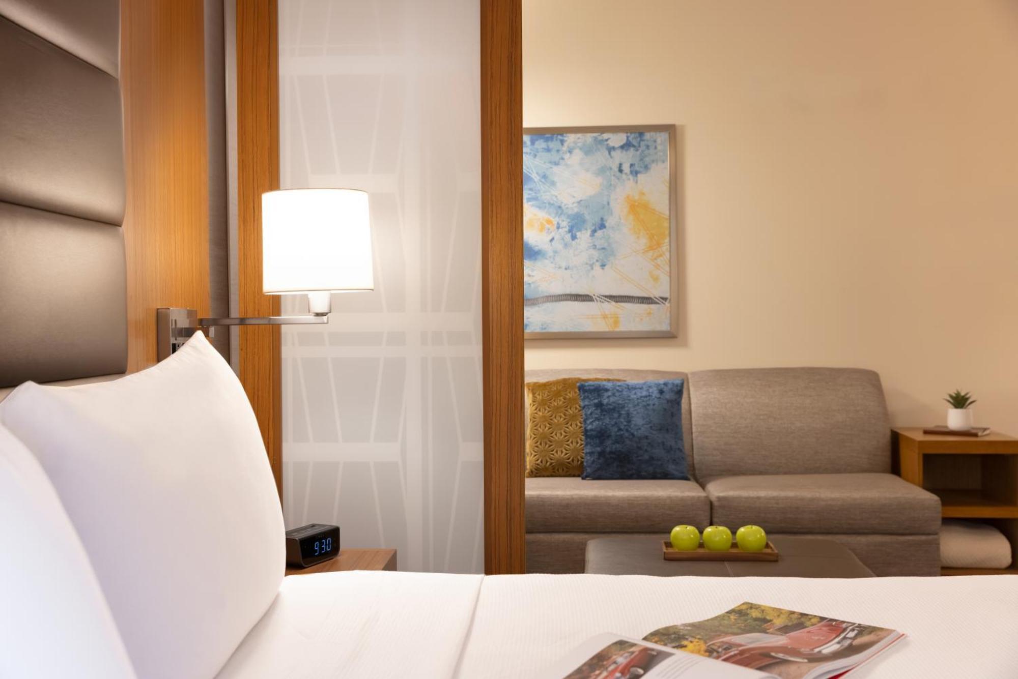 Habitación Doble Estándar con cama grande y sofá cama
