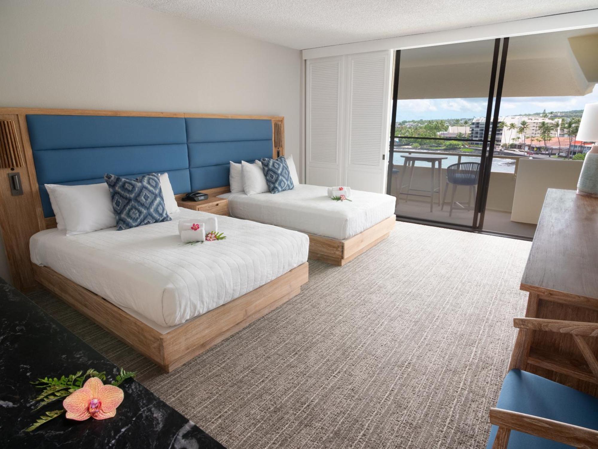 Partial Ocean View Room, 2 Doubles