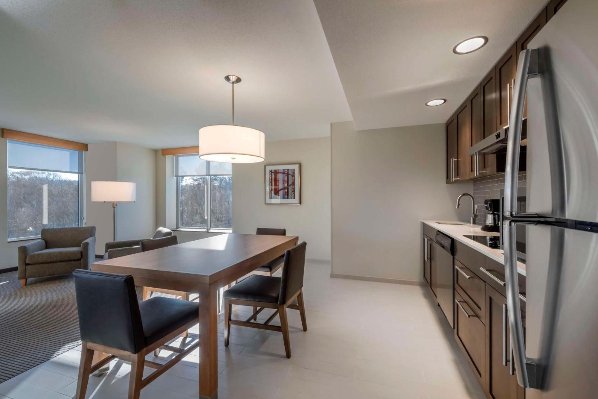 One-Bedroom King Suite with Sofa Bed and Kitchen