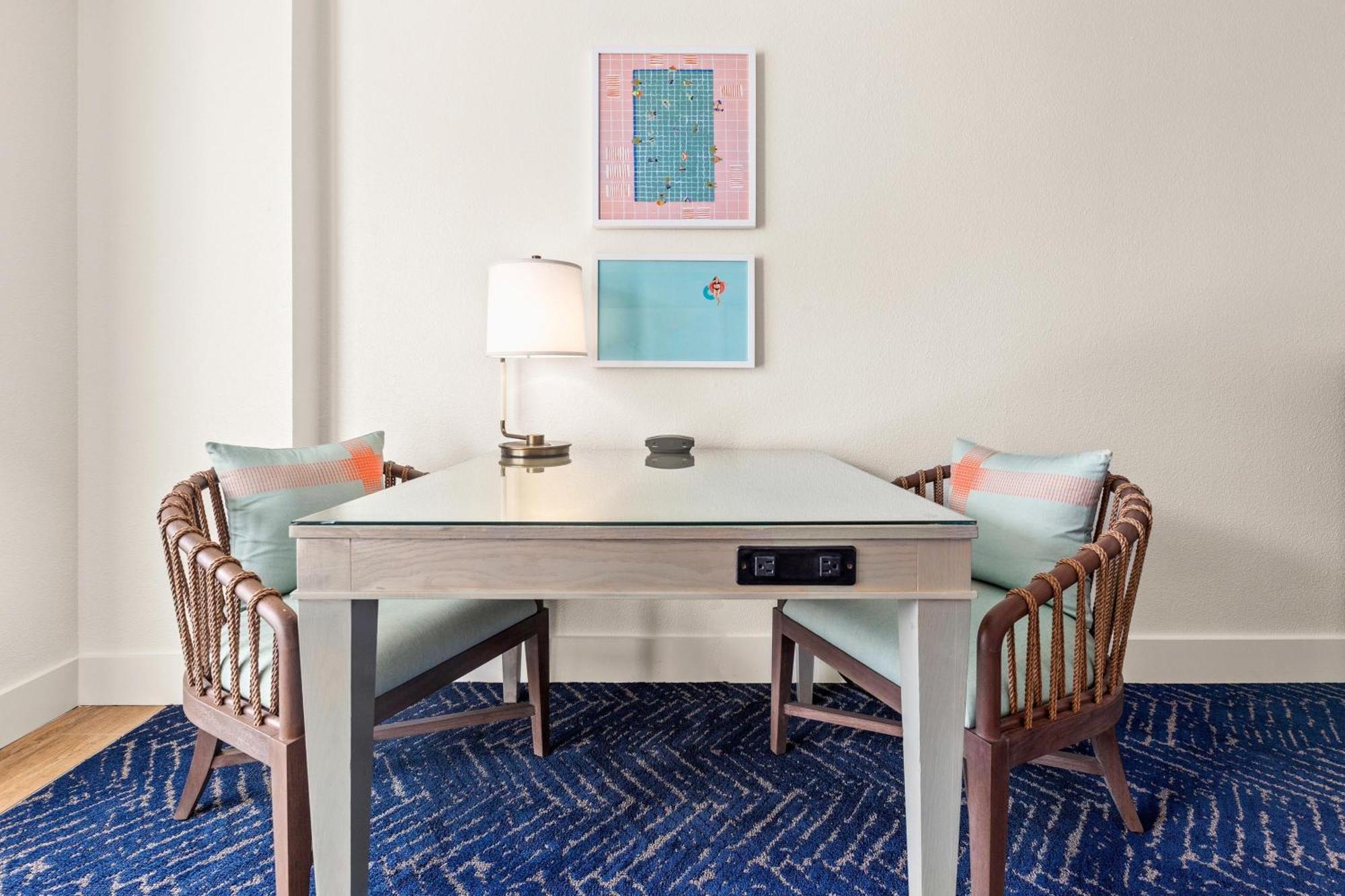 Queen Room with Sofa Bed and Beach View