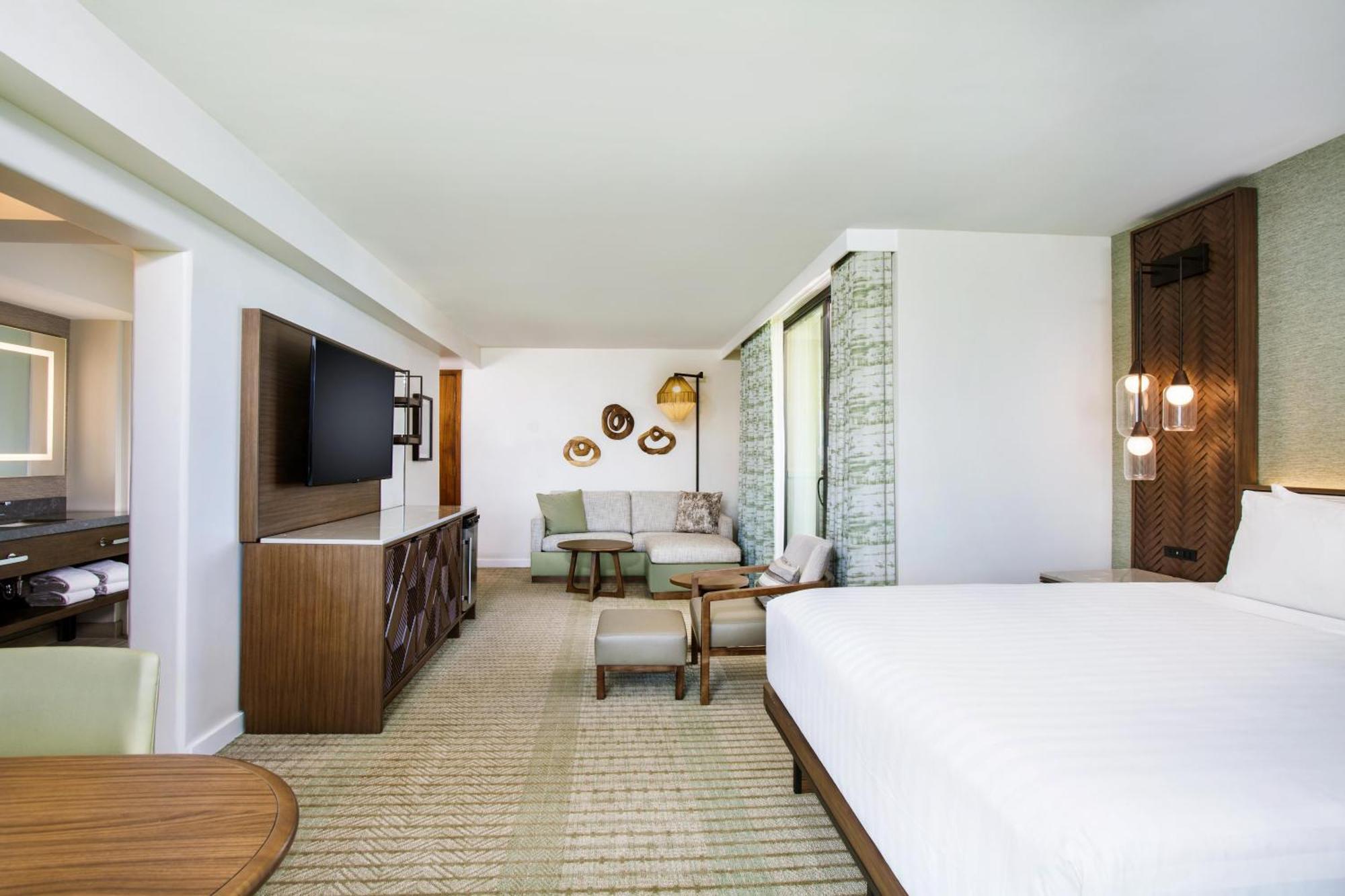 Habitación esquinera con vistas al océano - Cama extragrande