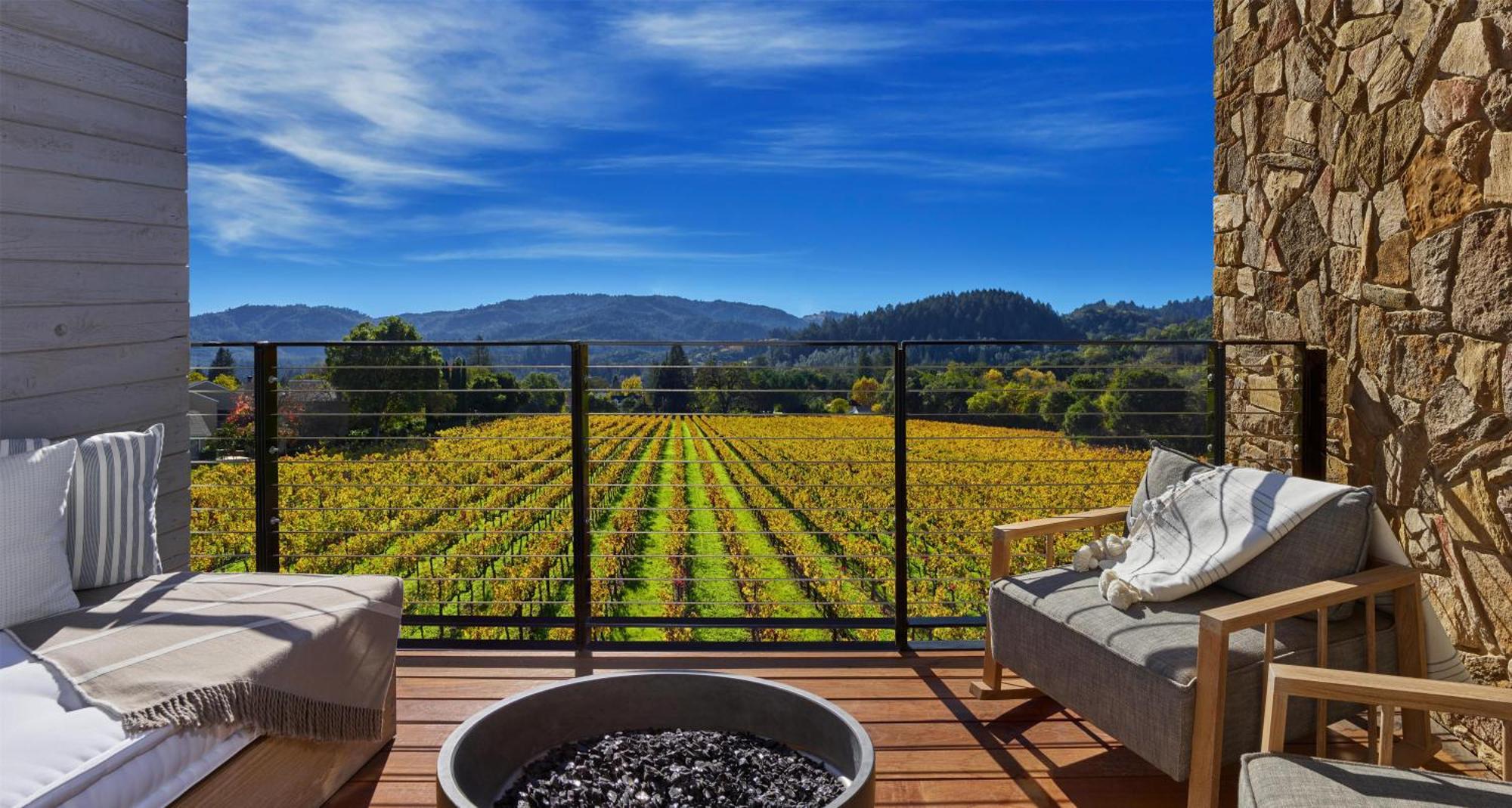King Room with Vineyard View and Terrace