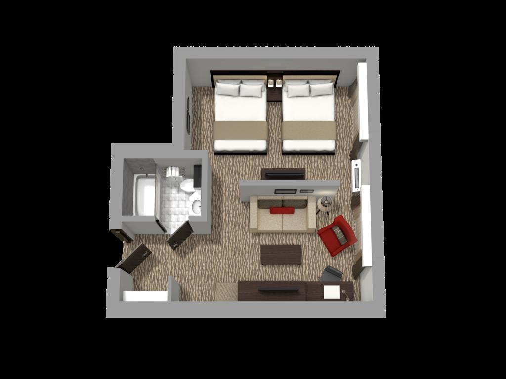 Studio Suite with Two Queen Beds - Non-Smoking