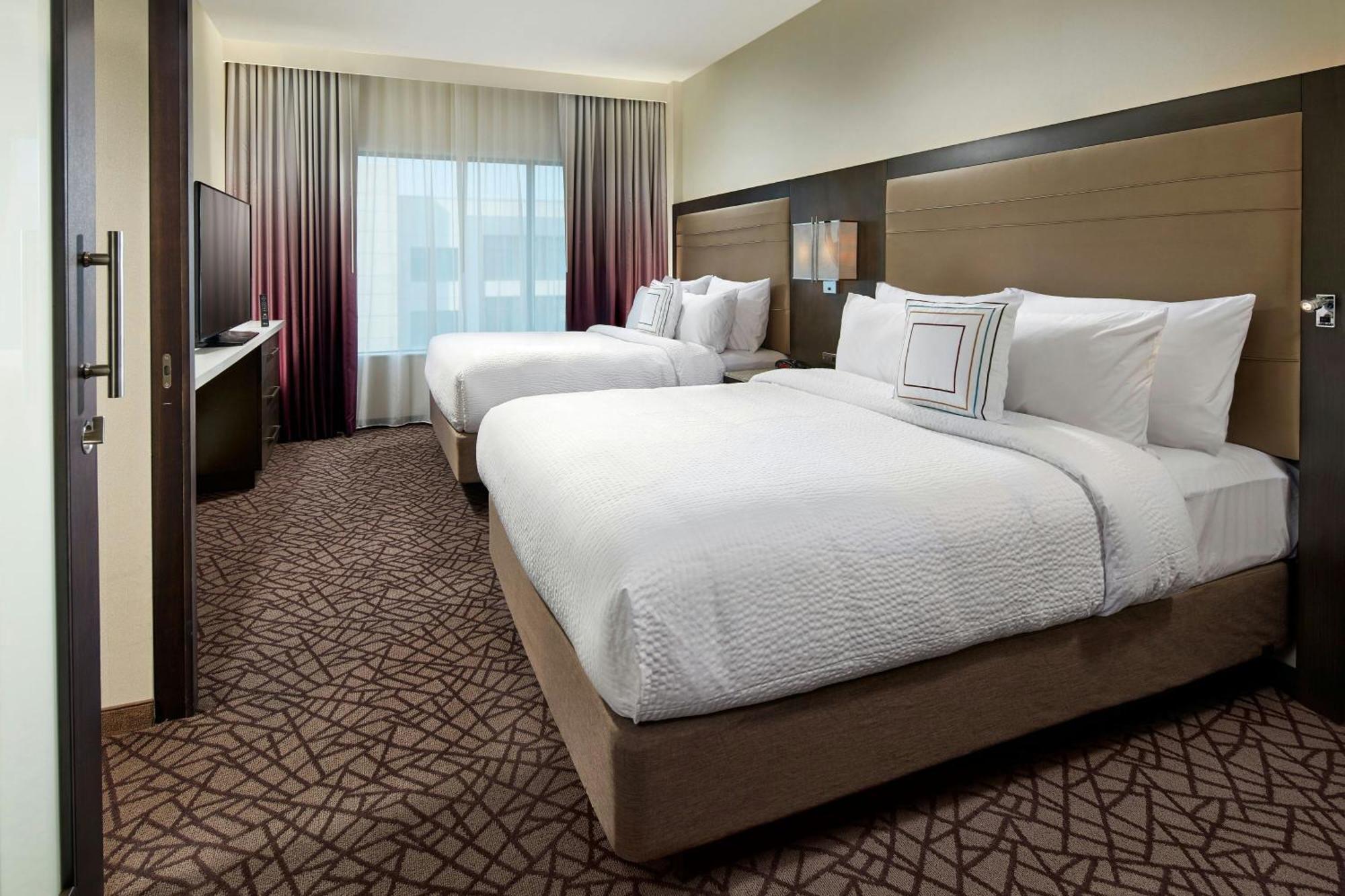 Suite Deluxe de 1 dormitorio con 2 camas grandes y sofá cama