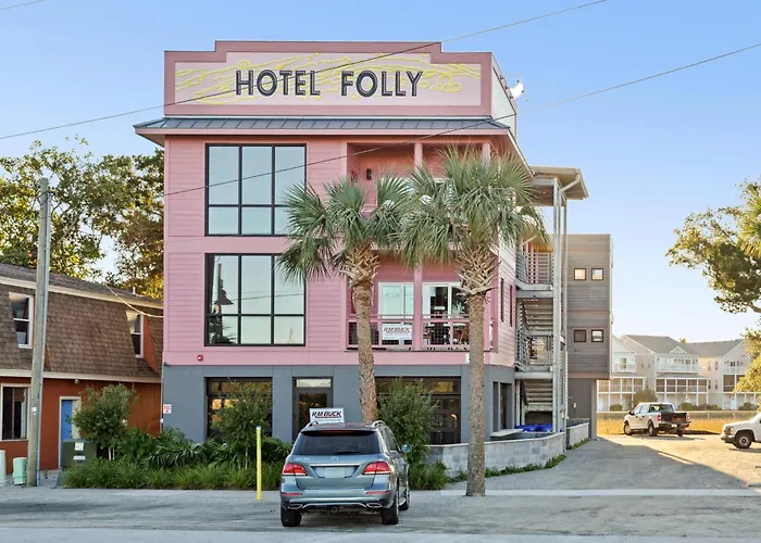 Hotel Folly With Marsh And Sunset Views